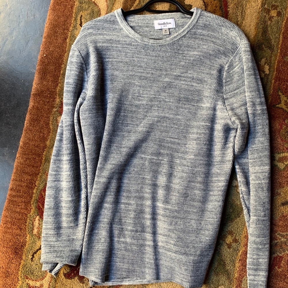 Goodfellow Sweater, Gray Textured